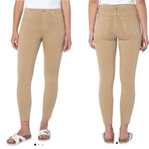 Liverpool Gia Glider Latte Stretch Denim Pullon Jegging Jeans NWT